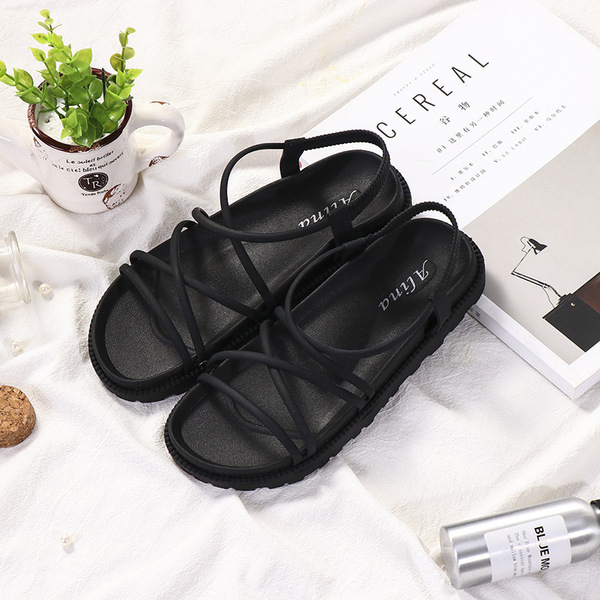 Cross-Strap Flat Sandals - Image 6